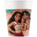 Set di 8 bicchieri di carta Disney Principesse Vaiana 2 da 200 ml