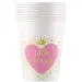 Set di 8 bicchieri di carta Little Princess da 200 ml