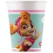 Set di 8 bicchieri di carta Paw Patrol da 200 ml