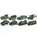 Set di 8 mini auto militari X-Military