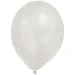 Set di 8 palloncini bianchi pastello metallizzati