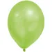 Set di 8 palloncini verde pastello metallizzato