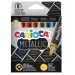 Set di 8 pastelli a cera triangolari metallici - Carioca