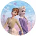 Set di 8 piatti di carta Frozen 2 Elsa e Anna, 23 cm