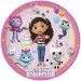 Set di 8 piatti di carta Gabi babaháza da 20 cm