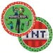 Set di 8 piatti di carta Minecraft da 23 cm
