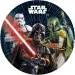 Set di 8 piatti di carta Star Wars da 23 cm
