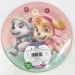 Set di 8 piatti di carta a tema Paw Patrol Everest e Skye