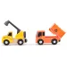 Set di 8 veicoli da lavoro con figura - Woodyland