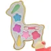 Set di Trucco: Set di palette trucco a tre livelli a forma di lama