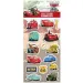 Set di adesivi 3D Cars Disney+ su foglio da 10x22 cm