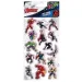 Set di adesivi 3D degli Avengers su foglio 10x22 cm
