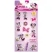 Set di adesivi 3D in rilievo di Minnie Mouse su foglio da 10x22 cm
