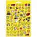 Set di adesivi Smiley da 300 pezzi
