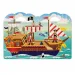 Set di adesivi gonfiabili pirata - Melissa &amp; Doug
