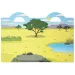 Set di adesivi gonfiabili safari - Melissa &amp; Doug