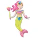 Set di adesivi gonfiabili sirena - Melissa &amp; Doug