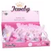 Set di anelli in diverse varianti in scatola a forma di diamante 1 pezzo