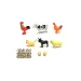 Set di animali domestici in sacchetto 6 pezzi