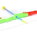 Set di arco premium con frecce a ventosa, portata di tiro di 10 metri, 52 cm