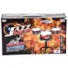 Set di batteria Future Rockstar bordeaux con supporto, 4 pezzi