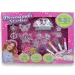 Set di bellezza con gioielli scintillanti colorabili con tiara e orecchini
