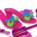 Set di bellezza con scarpe, trucco e accessori per parrucchiere in borsa