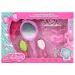 Set di bellezza con specchio musicale, collana e tiara