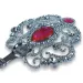 Set di bellezza da principessa con tiara, bacchetta magica e orecchini