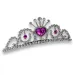 Set di bellezza da principessa con tiara, collana e bacchetta magica