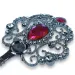 Set di bellezza da principessa con tiara e bacchetta magica