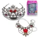 Set di bellezza da principessa con tiara e collana