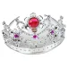 Set di bellezza da principessa con tiara, fermaglio, orecchini e bacchetta magica