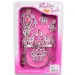 Set di bellezza da principessa con tiara, fermaglio, orecchini e bacchetta magica
