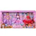 Set di bellezza per bambina con collana, 3 pezzi