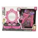 Set di bellezza rosa con accessori, luce e suono