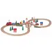Set di binari ferroviari a forma di 8 in legno