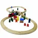 Set di binari ferroviari a forma di 8 in legno