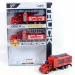 Set di camion dei pompieri a retrocarica 3 pezzi 1:48