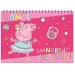 Set di colorazione di Peppa Pig con adesivi 54x47cm