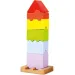 Set di costruzioni per grattacieli colorati da 7 pezzi