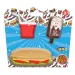 Set di fast food in 3 varianti, 1 pezzo