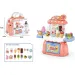 Set di gelati in borsa pieghevole color pesca 18x15x26cm