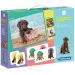 Set di giochi 4 in 1 cuccioli - Clementoni