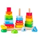 Set di giochi da costruzione in legno Montessori - Woodyland