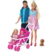 Set di gioco famiglia neonato Steffi Love - Simba Toys