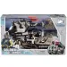 Set di gioco militare Soldier Force 9 con nave e elicottero