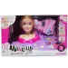 Set di gioco testa bambola pettinabile Make Up