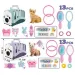 Set di gioco trasportino per animali domestici Cute Pet con gattino in due varianti