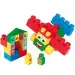 Set di grandi mattoncini con elementi blu 26 pezzi - Wader